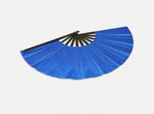 พัดกลิตเตอร์ขนาดใหญ่ 13 นิ้ว สำหรับเต้นไลน์แดนซ์ - Product Image 5