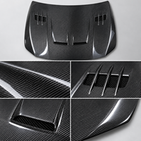 Capot en fibre de carbone style 507 compatible avec Mercedes-Benz CLA W117 W118 2014-2019, couvercle de capot moteur brillant à visser