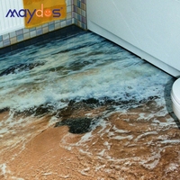 Peinture pour sol en résine époxy transparente 3D Maydos pour salon