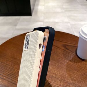 Cover posteriore per telefono cellulare in tessuto morbido in TPU stile semplice per iPhone 15 Pro 14 Plus 13 Pro Max 12 XR XS - Product Image 3