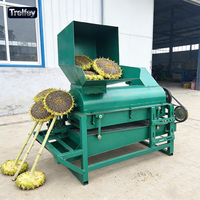 Machine à décortiquer multi-cultures pour tournesol, maïs, blé, soja avec tamis réglable et ensachage automatique