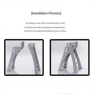 Chaise de sauvetage en polyéthylène pour <span class=keywords><strong>piscine</strong></span>, observation des sauveteurs, anti-corrosion, résistance aux UV, démontage facile - Product Image 4