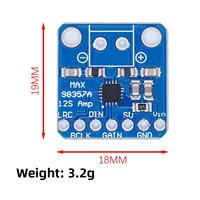 Module amplificateur audio MAX98357A 3006 I2S 3W Classe D sans filtre, carte amplificateur de puissance DIY pour 1 haut-parleur 1 pouce