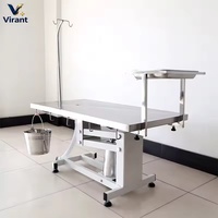 Table d'opération vétérinaire hydraulique en acier inoxydable à prix abordable pour animaux de compagnie