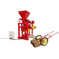 Machine à fabriquer des blocs manuelle robuste QT4-35 pour blocs creux et pavés