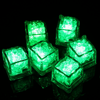 Cubetti di Ghiaccio LED Fluorescenti Multicolore con Lampeggio Rapido e Lento per Feste di Halloween, Natale e Matrimoni