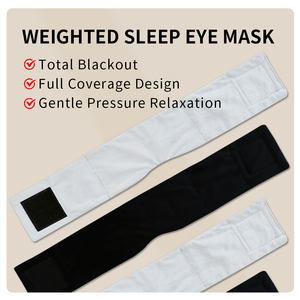 Masque de <span class=keywords><strong>sommeil</strong></span> lesté OEM - Perles de pression pour une acupression douce, favorise la relaxation, couleur personnalisée, masque oculaire lesté - Product Image 2
