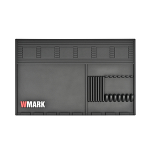 WMARK W-42 Tapis d'organisation magnétique professionnel antidérapant en PVC 3D pour outils de barbier, accessoires de salon (tondeuses, <span class=keywords><strong>ciseaux</strong></span>) - Product Image 4