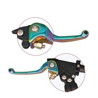 Accessoires pour motos, levier de frein en alliage d'aluminium, ASV F3, levier de frein et d'embrayage pliable résistant aux chocs
