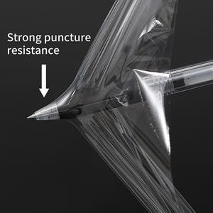 Ldpe-הוכחה 80ga * 1500ft עבור עטיפה באיכות גבוהה גלישת חומר שקוף רך שקוף שקוף - Product Image 3