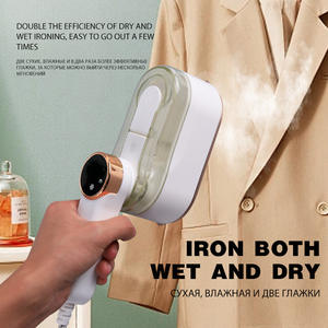 Plancha de vapor portátil de mano con pantalla digital, inteligente, de alta potencia, para uso en seco y húmedo, ideal para el hogar y viajes. - Product Image 5