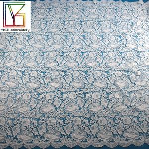 Cordones de guipur solubles en agua bordados de tela de encaje africano blanco para boda y tela - Product Image 5
