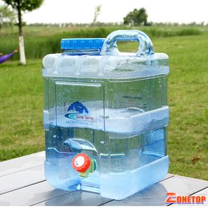 Eco-Friendly Plastic PC Material 10 Litre 15 l 20 Ltr Liter Drinking Mineral <strong>Water</strong> <strong>Jar</strong> With Handle and Tap - Product Image 6