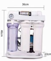 Purificateur d'eau intelligent RO 300GPD, filtration 5 étapes, auto-nettoyant, mural, filtre en plastique, pour maison, hôtel, vente en gros, OEM