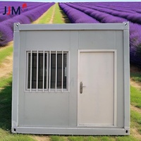 JJM Direct 20 FT Tiny Garage House Top Rank Maison préfabriquée modulaire à un étage, kit de construction en panneaux sandwich