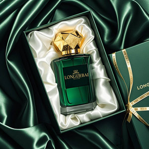 Green square Madam the Golden Lid Glass <b>Bottle</b> Manufacturers 30ml 50ml 100ml Sprayer Perfume <b>Bottles</b> Glass With <b>Box</b> - Product Image 4