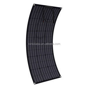 Geheel Zwart Op Maat Gemaakt 80W 18V Polykristallijn 18*2 Cellen Zonnecel Prijs 985*505Mm Solar Modulesmi Flexibel Pv Zonnepaneel - Product Image 5