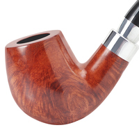 Nouvelle Pipe à Tabac Portable de Luxe en Bois de Bruyère Faite à la Main Réutilisable Vente en Gros