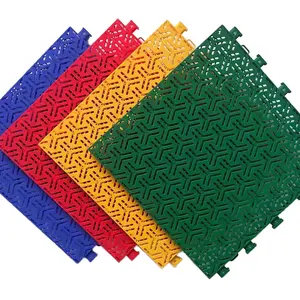 Hot Sales Interlocking Outdoor PP Suspension Assembly Artificial Grass Plastic Basketball Floor Tiles For Sports Court