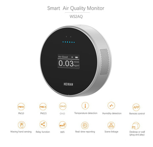 Heiman Smart Qualidade do ar PM2.5 PM10 CH2O Monitor de formaldeído Umidade Monitor de qualidade do ar - Product Image 6