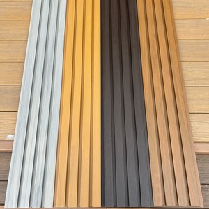 Pannelli 3D Moderni Impermeabili e Resistenti all'Umidità, Rivestimenti Murali WPC, Listelli Scanalati con Design Grafico <span class=keywords><strong>per</strong></span> Uso Domestico e Commerciale - Product Image 3