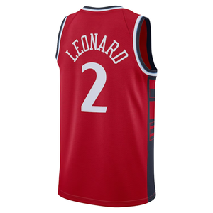 2025 LA uomini <span class=keywords><strong>2</strong></span> Kawhi Leonard City Edition estive maglie ricamate cucite maglie da basket - Product Image 2