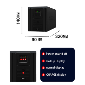 Alta Carga inteligente 600VA UPS monofásico fuera de línea fuente de alimentación de respaldo LED UPS para computadoras impresoras - Product Image 4