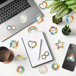 Adult Teens Office Stress Relief Stickers Custom PEVA Textured Tactile Sensory Calm Adhesive <b>Strips</b> - Product Image 4