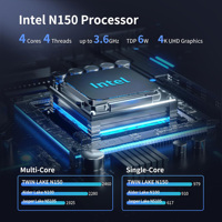 Router Firewall CWWK Mini PC N150 N355 N100 N305 4 x i226V 2.5GbE LAN DDR5 RAM Ranura NVMe Dispositivo Pfsense Hardware OPNsense
