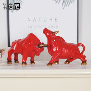 European Simple Light Luxury Lucky Cow Epoxy <b>Resin</b> Sculpture Ornament Home Decor - Product Image 4
