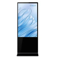 Écran tactile interactif de 43 pouces pour affichage numérique publicitaire, kiosque commercial pour affichage intérieur, OEM, magasin de détail, sur pied