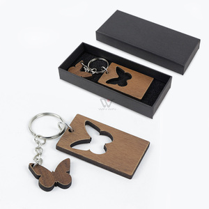 <span class=keywords><strong>2025</strong></span> Hot Bán Keychain tùy chỉnh <span class=keywords><strong>Key</strong></span> Fob Hollow gỗ tinh khiết Keychain phim hoạt hình động vật Keychain - Product Image 3