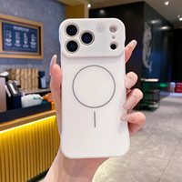 Étui de téléphone AG Aromatherapy PC givré antichoc avec anneau magnétique pour 17 16 15 14 13 12 Pro Max (8 couleurs)
