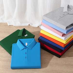 Vente en gros d'usine - Nouveau design de t-shirt <span class=keywords><strong>polo</strong></span> en tricot pour homme - Coton / Polyester - Manches courtes - Uniforme pour homme - Product Image 1