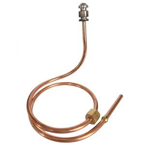 Pilotbrenner-Baugruppe für Herd, Pilotrohr mit Kopf <span class=keywords><strong>3</strong></span>/16 Zoll x 20 Zoll, kupferbeschichteter Stahl, biegbar - Product Image 2