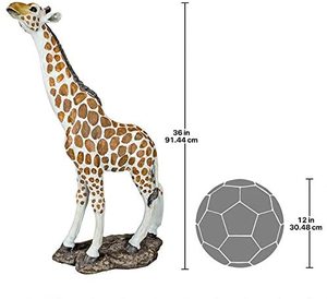 ยืนยีราฟประติมากรรม,36นิ้ว,<span class=keywords><strong>Safari</strong></span> Figurine<span class=keywords><strong>สัตว์</strong></span>ป่า<span class=keywords><strong>สวน</strong></span>จอแสดงผลตกแต่ง - Product Image 3