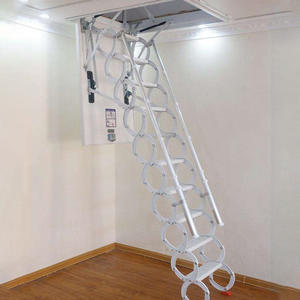 Haute qualité 2m 3m plafond intérieur électrique manuel pliable Loft échelle à bas <span class=keywords><strong>prix</strong></span> - Product Image 6