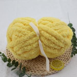 かぎ針編み3 Ply反射ニットヘンプChenille <span class=keywords><strong>Yarn</strong></span>工場直販6nmメタリックレザーチャンキーヤーン - Product Image 3