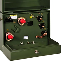 Transformateur monophasé 7,2 kV à montage sur poteau, compact, faible bruit, bobinage en aluminium, distribution d'énergie pour usage résidentiel et commercial
