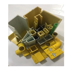 Tubo de Perfil Pultruido de FRP de Alta Resistencia, Tubo Cuadrado de FRP, Tubería Rectangular - Product Image 1