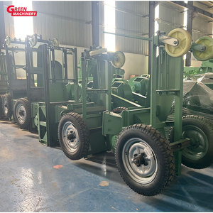 Roues de moteur diesel à essence Bûche ronde de bois d'œuvre <span class=keywords><strong>Broyeur</strong></span> de bois rond <span class=keywords><strong>Broyeur</strong></span> utilisé pour les jardins et les vergers - Product Image 2