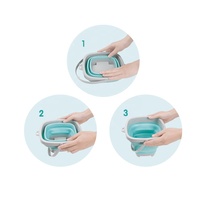 Jouets de seau de sable en Silicone Portable outil de seau pliant combinaison jouets de sable pour enfants comprend une trousse d'outils de pelle jouet de plage d'été