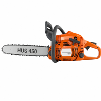 Tronçonneuse à essence YangJia 45,4 cm³ NS846 avec guide-chaîne de 16 pouces et chaîne, 3,0 HP 2,24 KW, toutes les pièces compatibles avec 450