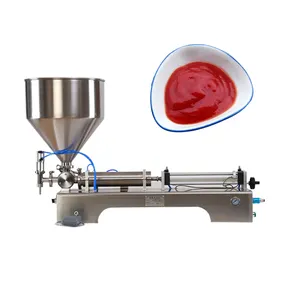 Fabriek Prijs Handmatige Automatische Moer Shea Butter Olie Parfum Fles Salsa Tomaat Pasta Vulmachine