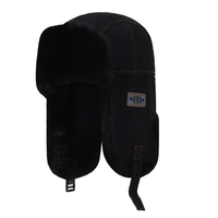 Gorro Ushanka QJ OEM Personalizado, Térmico, Cálido, de Invierno, con Peluche Grueso, Estilo Lei Feng, con Visera Ancha, Protección para las Orejas, para Ciclismo, Esquí y Actividades al Aire Libre