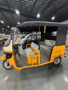 Tuk-tuk électrique de tourisme de haute qualité en acier ouvert, véhicule de navettage hôtelier pour passagers, <span class=keywords><strong>taxi</strong></span> - Product Image 2