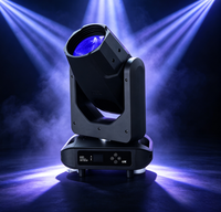 Luz de Cabeza Móvil LED de 360W, Luz de Haz 17r con Zoom, Luces de Escenario para Discoteca, Bar, Conciertos, DJ