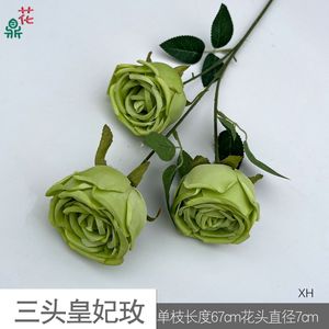 Fleurs artificielles en soie Rose Royale pour arrangements floraux de mariage, allées et décoration murale florale d'hôtel - Product Image 5