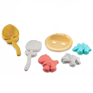 Juego de 8 Juguetes de Playa de Dinosaurios de la Selva, Cubo de Plástico, Pala para Excavar Arena, Herramientas de Juego para Niños, para Juegos al Aire Libre - Product Image 2