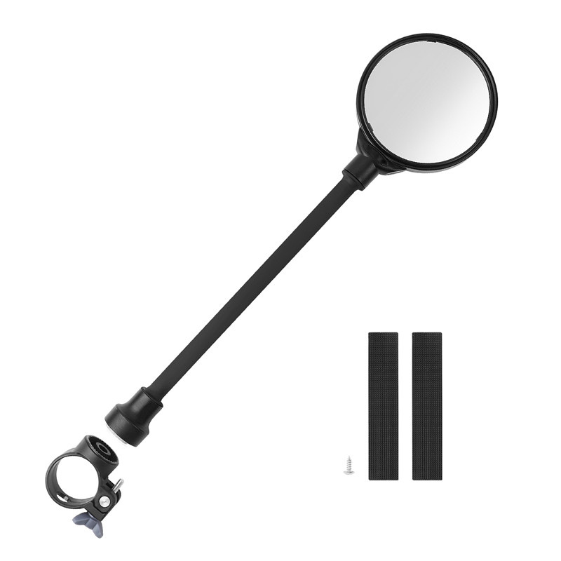 Nlager Rearview Mirror Accessories for New Handlebar Bike Mirror with Adjustable Bicycle Rearview Mirror with Reflector Safety Bike Riding Accessories Black Nlager Rearview Mirror Accessories for New Handlebar Bike Mirror with Adjustable Bicycle Rearview Mirror with Reflector Safety Bike Riding Accessories Black